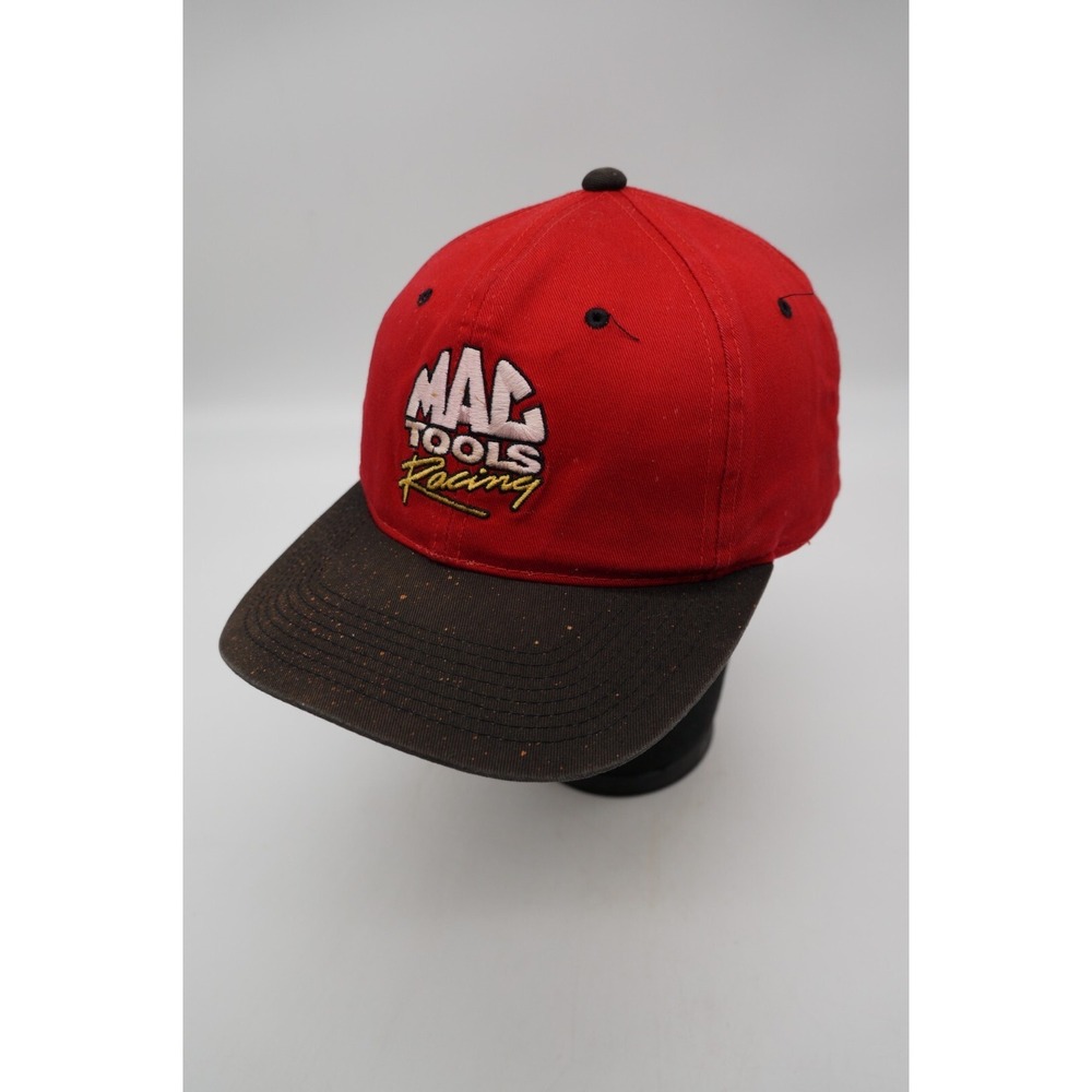 Vintage‎ Snapback Trucker Hat Cap Mac Tools Racing Red Youngan Kudzu